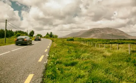 Straße Irland Roadtrip