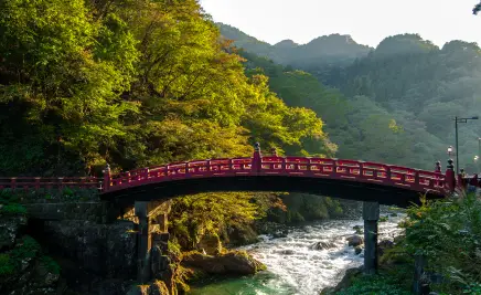 Nikko Brücke Landschaft Japan