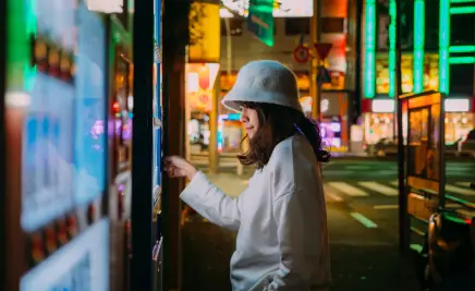 Automaten Japan Frau